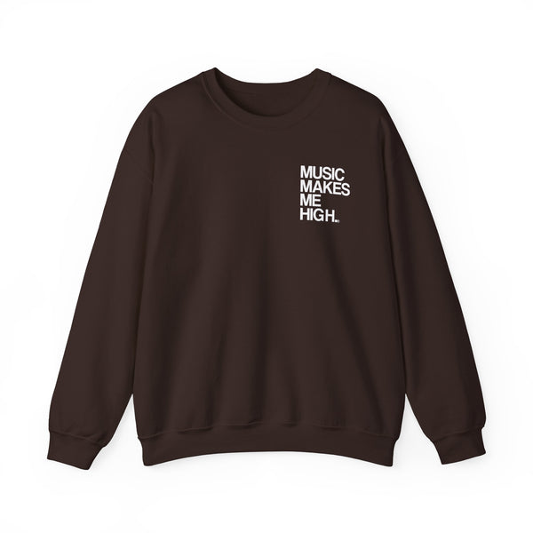 MMMH Unisex Sweatshirt: Dark Chocolate | White Lettering