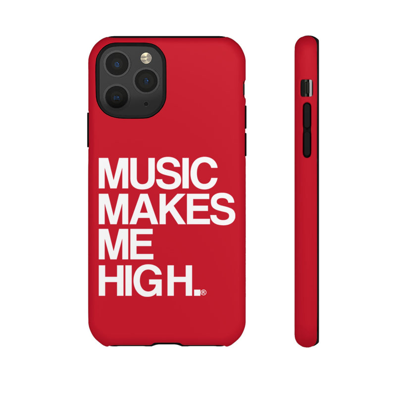 MMMH Classic Phone Case: Dark Red | White