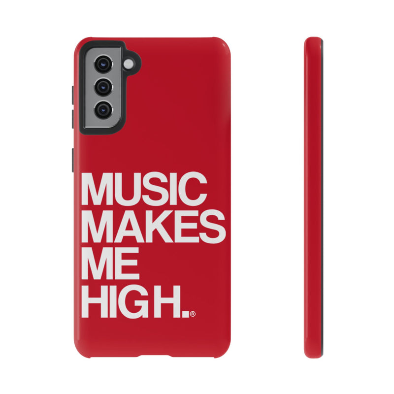 MMMH Classic Phone Case: Dark Red | White