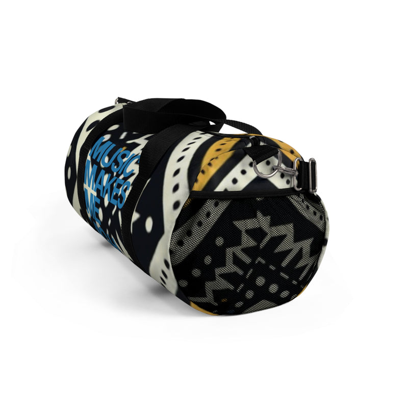 MMMH Duffel Bag: Black Abstract | Blue