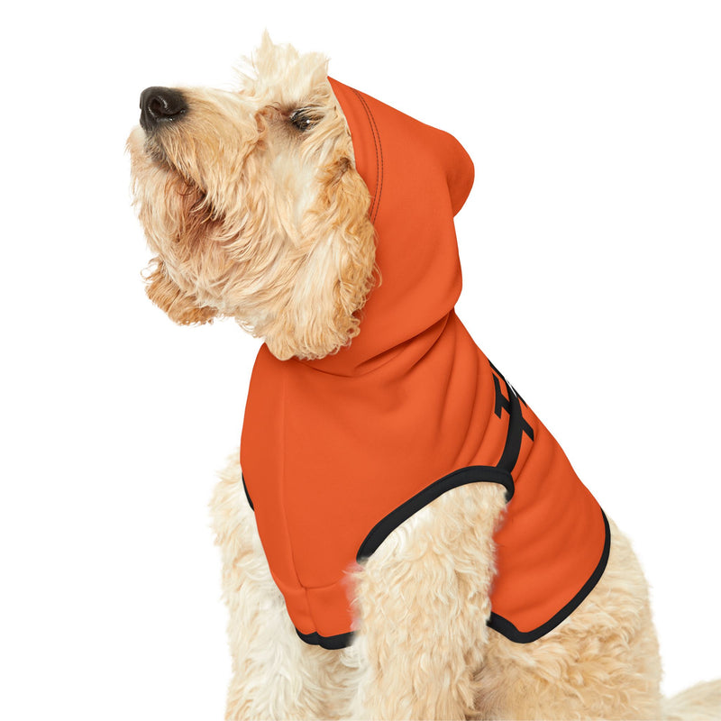 IJTT Pet Hoodie: AT Strike Black | Orange