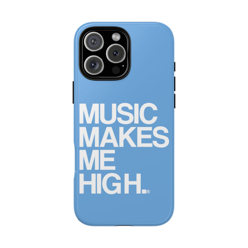 MMMH Classic Phone Case: Light Blue | White