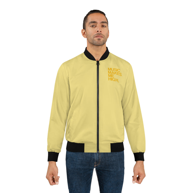 MMMH Unisex Bomber Jacket: Light Yellow | Yellow