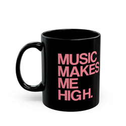 MMMH Black Mug: Safety Pink