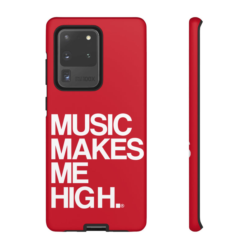 MMMH Classic Phone Case: Dark Red | White