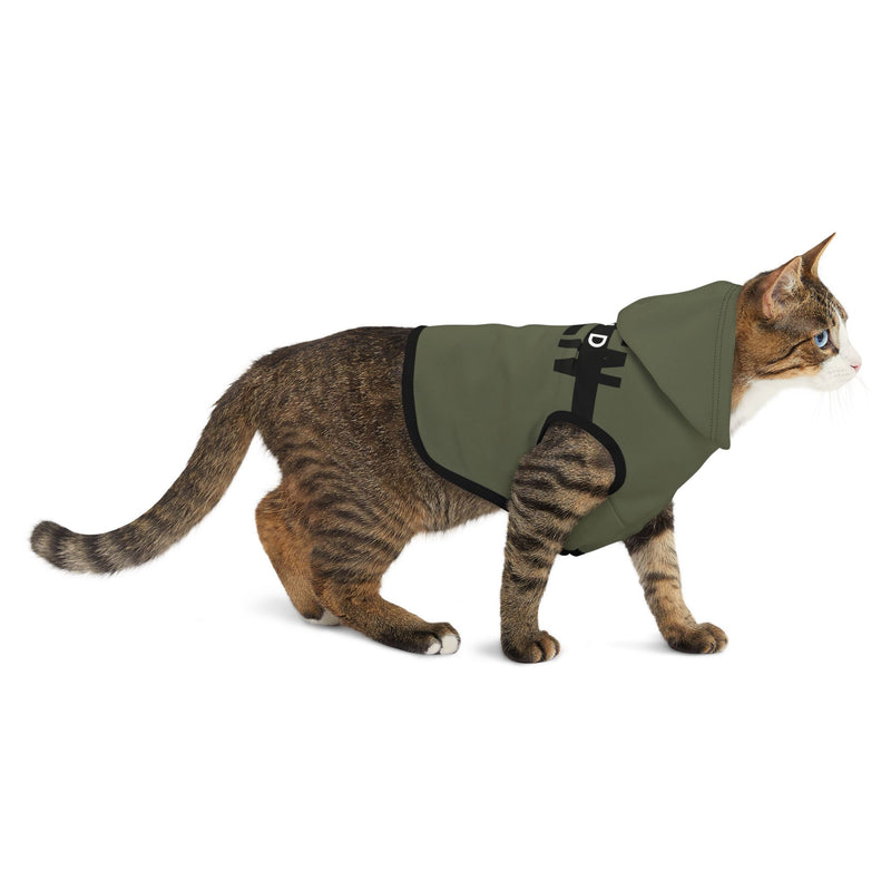 IJTT Pet Hoodie: AT Strike Black | Military Green