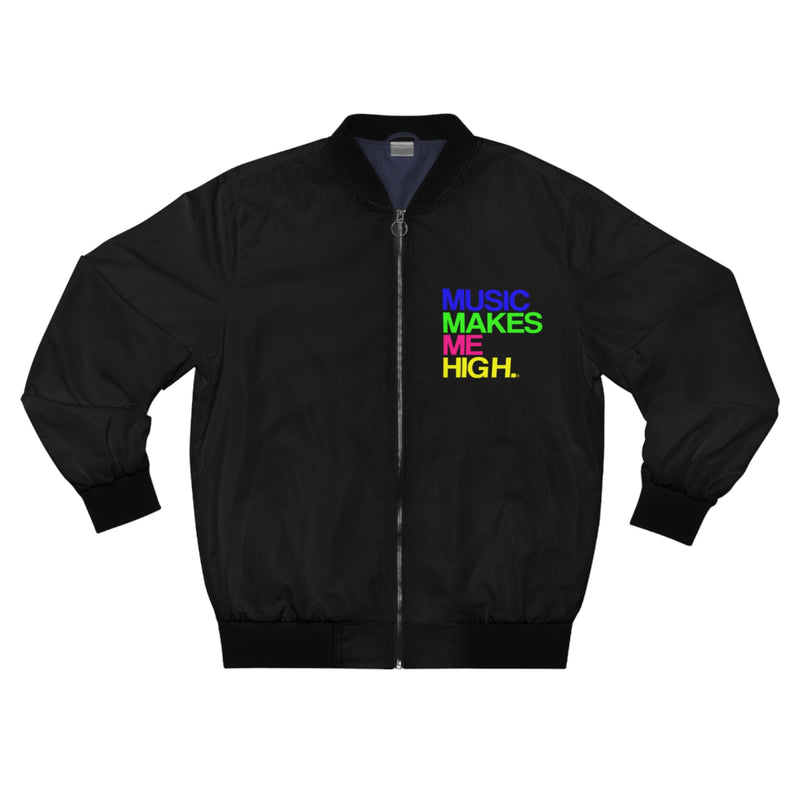 MMMH Unisex Bomber Jacket: Black | Neon