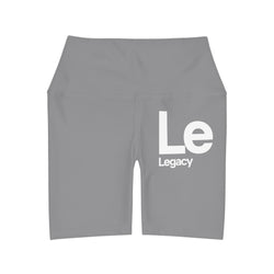 NOVL Yoga Shorts: Legacy Grey | White