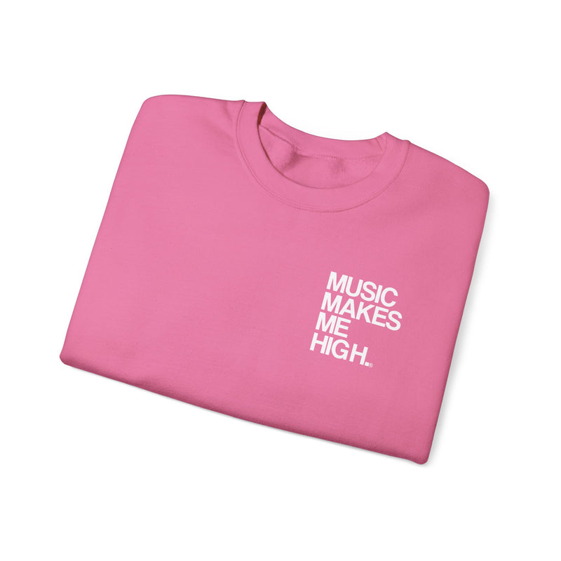 MMMH Unisex Sweatshirt: Safety Pink | White Lettering