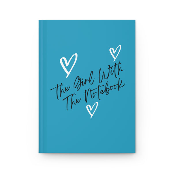 TGWTN Hardcover Journal: White/Black | Turquoise