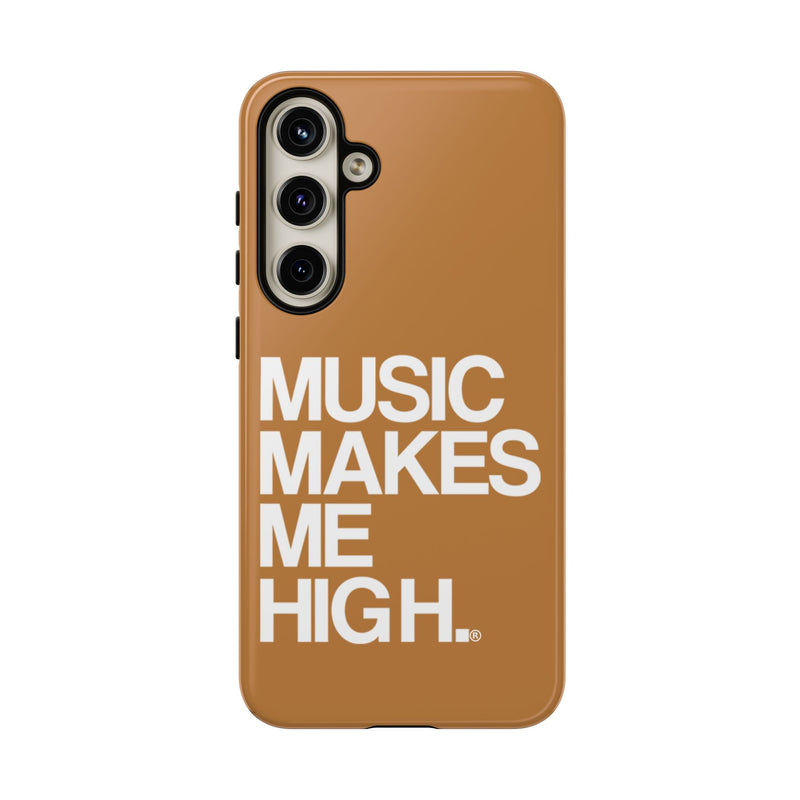 MMMH Classic Phone Case: Light Brown | White