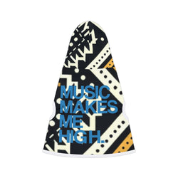 MMMH Pet Hoodie: Black Abstract | Blue