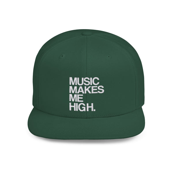 MMMH Classic Snapback: Forest Green_White Lettering