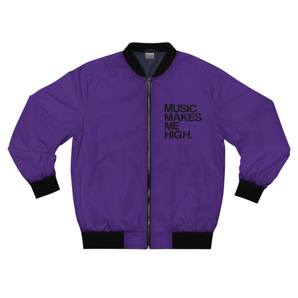 MMMH Bomber Jacket: Purple | Black Lettering