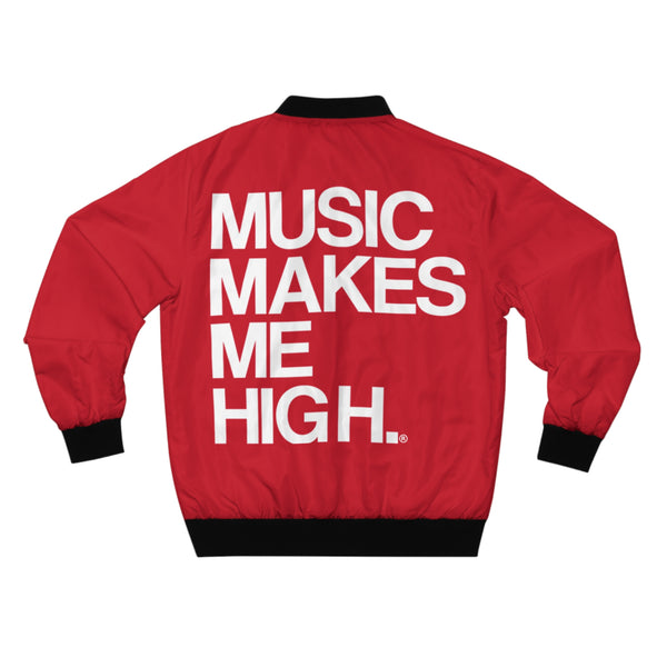 MMMH Bomber Jacket: Dark Red | White Lettering