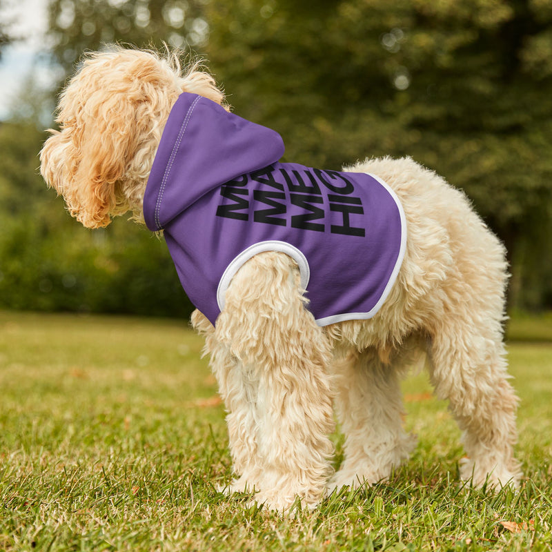 MMMH Pet Hoodie: Light Purple | Black