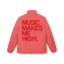 MMMH Women’s Puffer Jacket: Light Red | Red