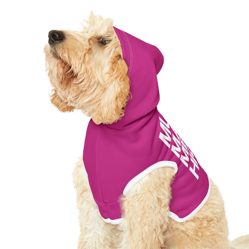 MMMH Pet Hoodie: Pink | White