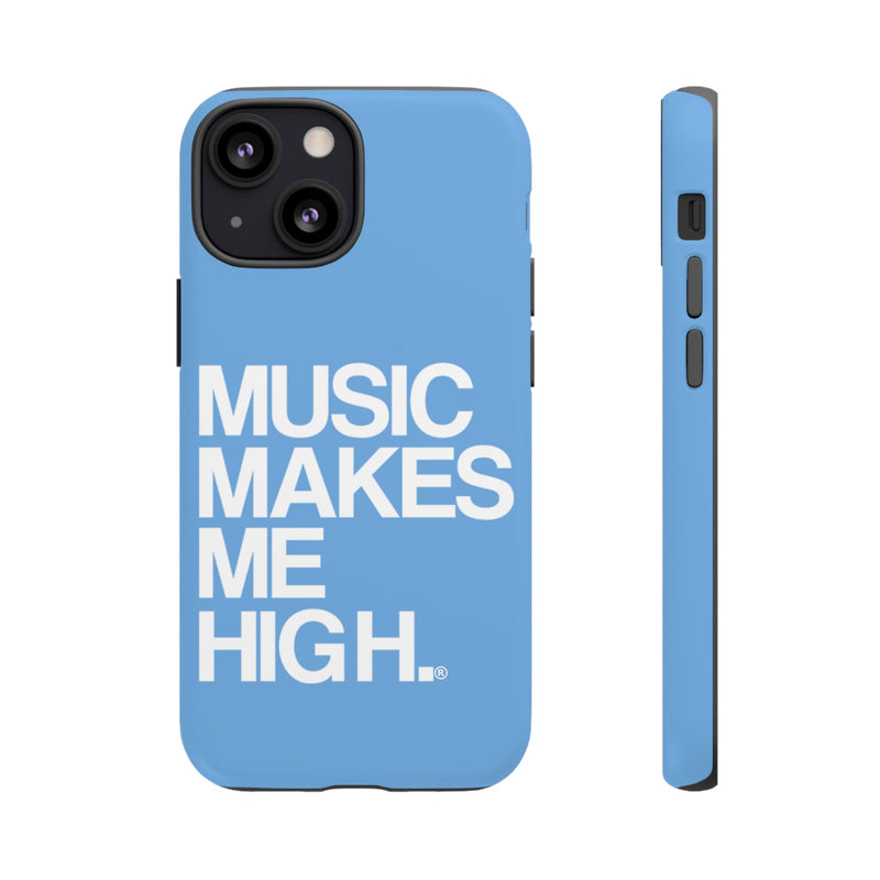 MMMH Classic Phone Case: Light Blue | White