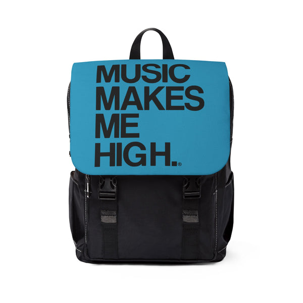 MMMH Backpack: Turquoise | Black Lettering