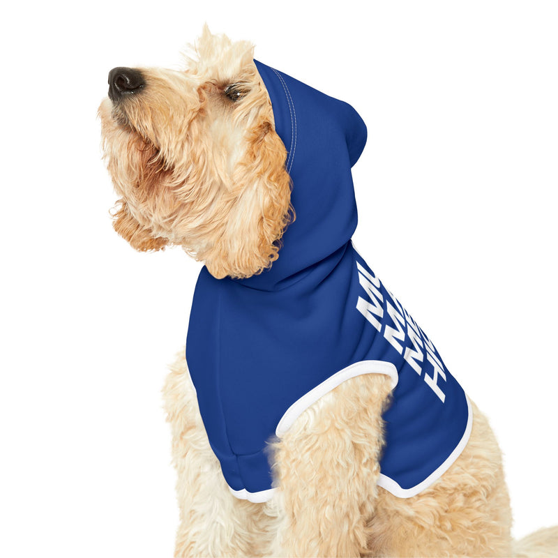 MMMH Pet Hoodie: Dark Blue | White