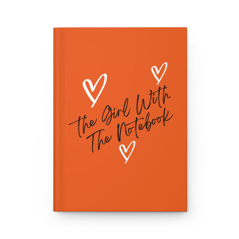 TGWTN Hardcover Journal: White/Black | Orange