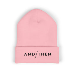 IJTT Beanie Hat: AT Slash Black | Light Pink