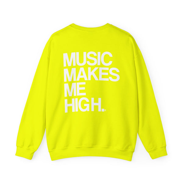 MMMH Unisex Sweatshirt: Safety Green | White