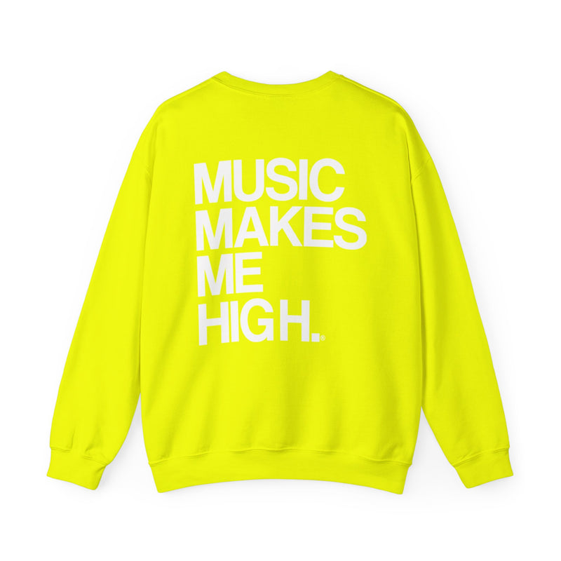 MMMH Unisex Sweatshirt: Safety Green | White Lettering