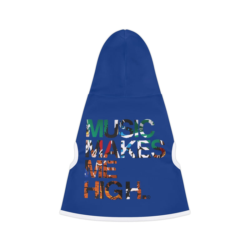 MMMH Pet Hoodie: Dark Blue | Graffiti