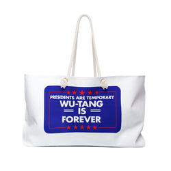 NOVL Weekender Bag (Rope Handle): Presidents/Wu-Tang | White