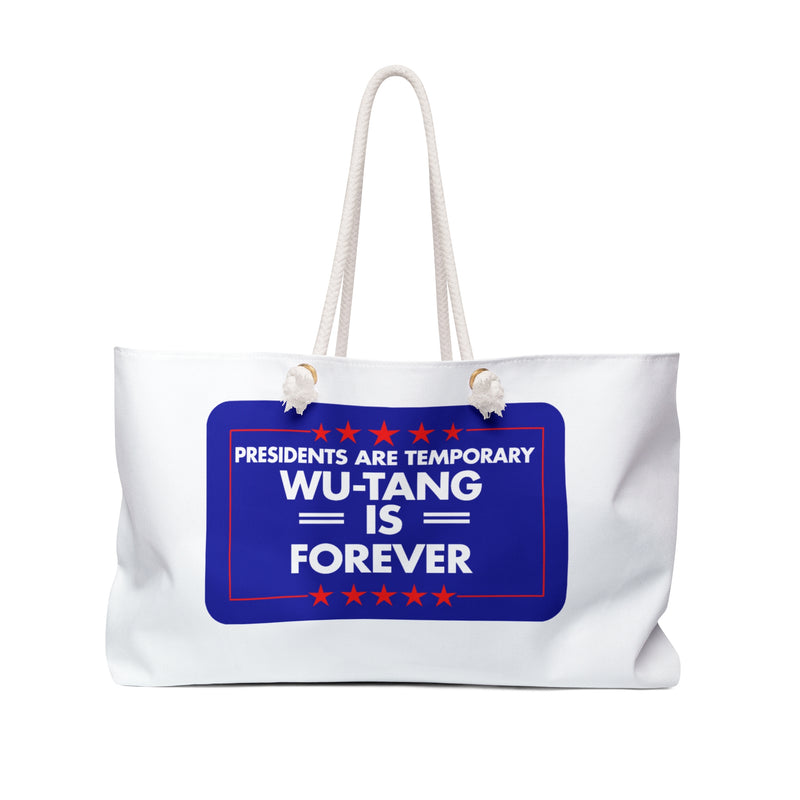 NOVL Weekender Bag (Rope Handle): Presidents/Wu-Tang | White