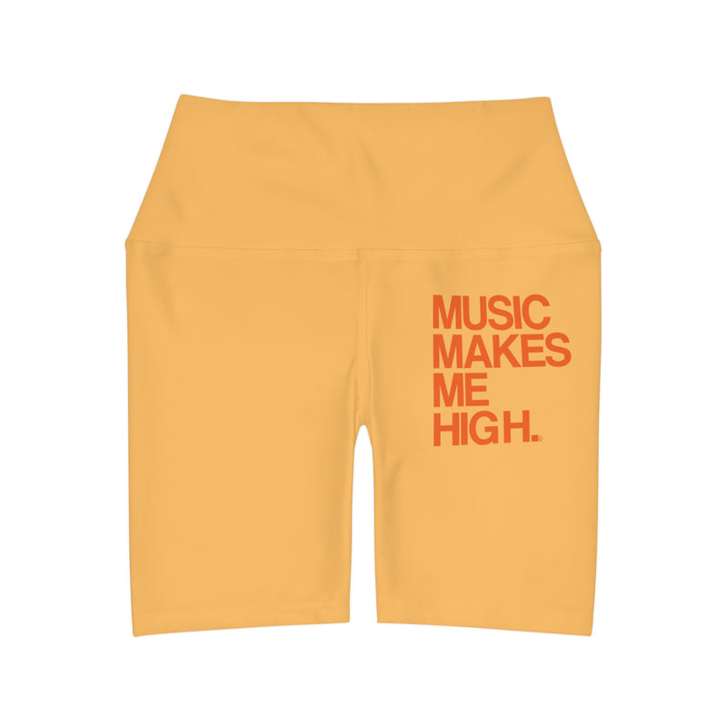 MMMH Yoga Shorts: Light Orange | Orange