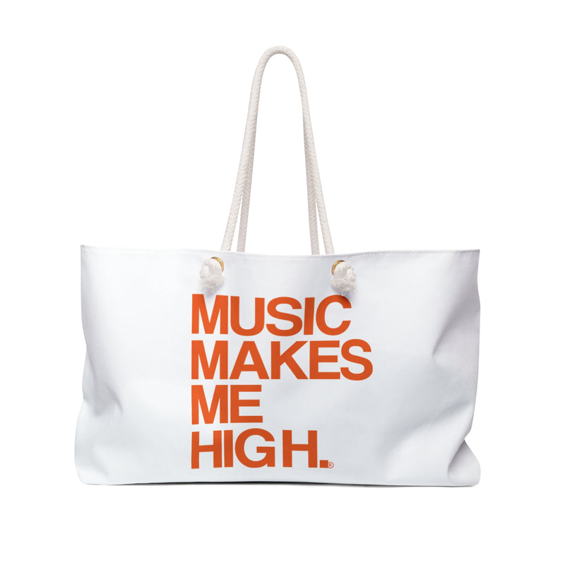 MMMH Weekender Bag (Rope Handle): White | Orange