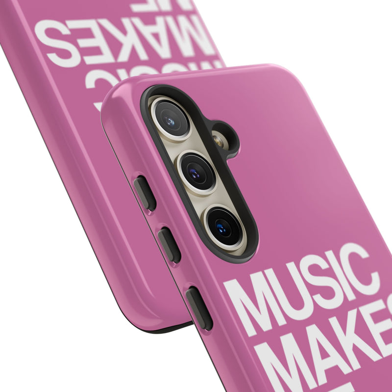 MMMH Classic Phone Case: Light Pink | White