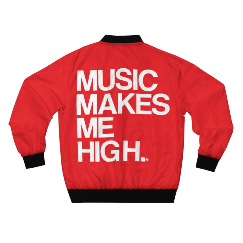 MMMH Bomber Jacket: Red | White Lettering