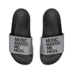 MMMH Unisex Slides: Gray/Black | Black