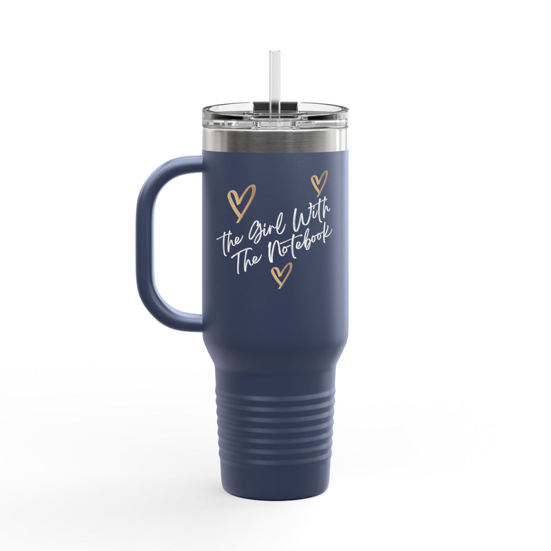 TGWTN Insulated Mug: Brown/White | Navy