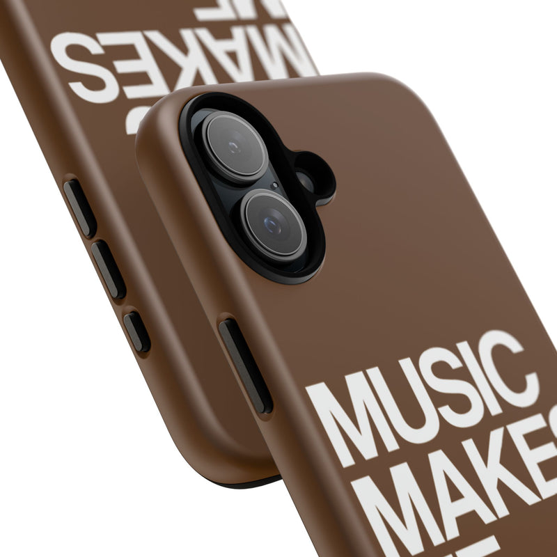 MMMH Classic Phone Case: Brown | White