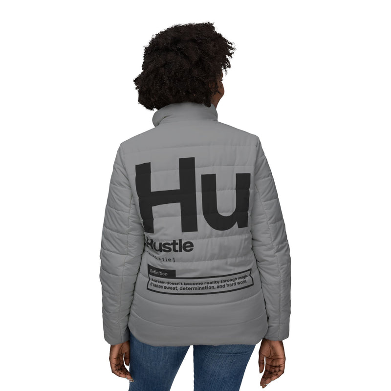 NOVL Women’s Puffer Jacket: Hustle Black | Grey