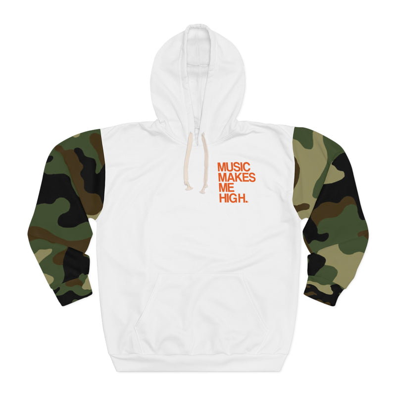 MMMH Unisex Hoodie: Camo/White | Orange