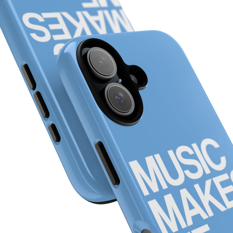 MMMH Classic Phone Case: Light Blue | White