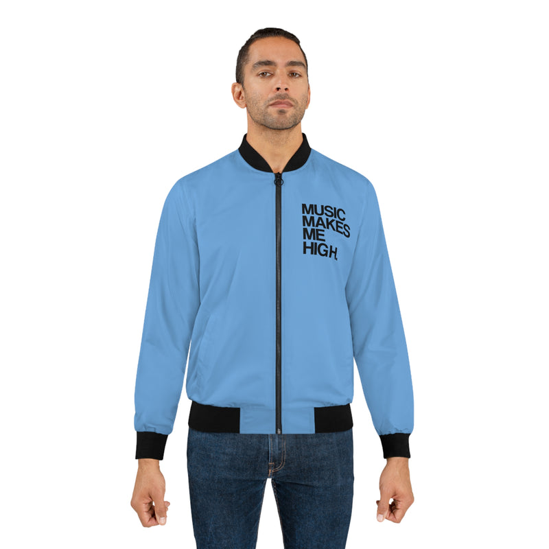 MMMH Bomber Jacket: Light Blue | Black Lettering