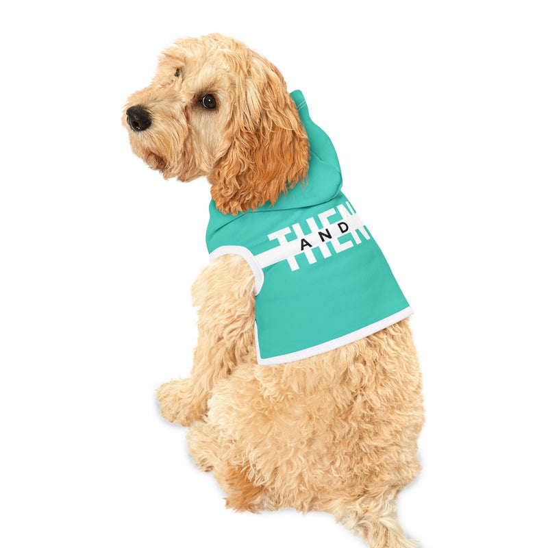 IJTT Pet Hoodie: AT Strike White | Teal