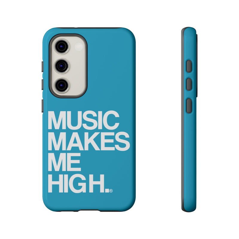 MMMH Classic Phone Case: Turquoise | White