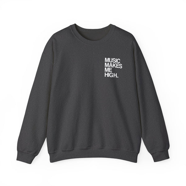 MMMH Unisex Sweatshirt: Dark Heather | White