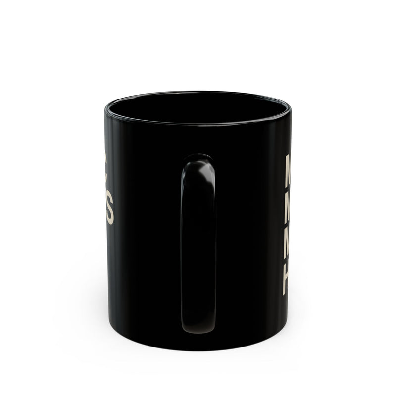 MMMH Black Mug: Sand