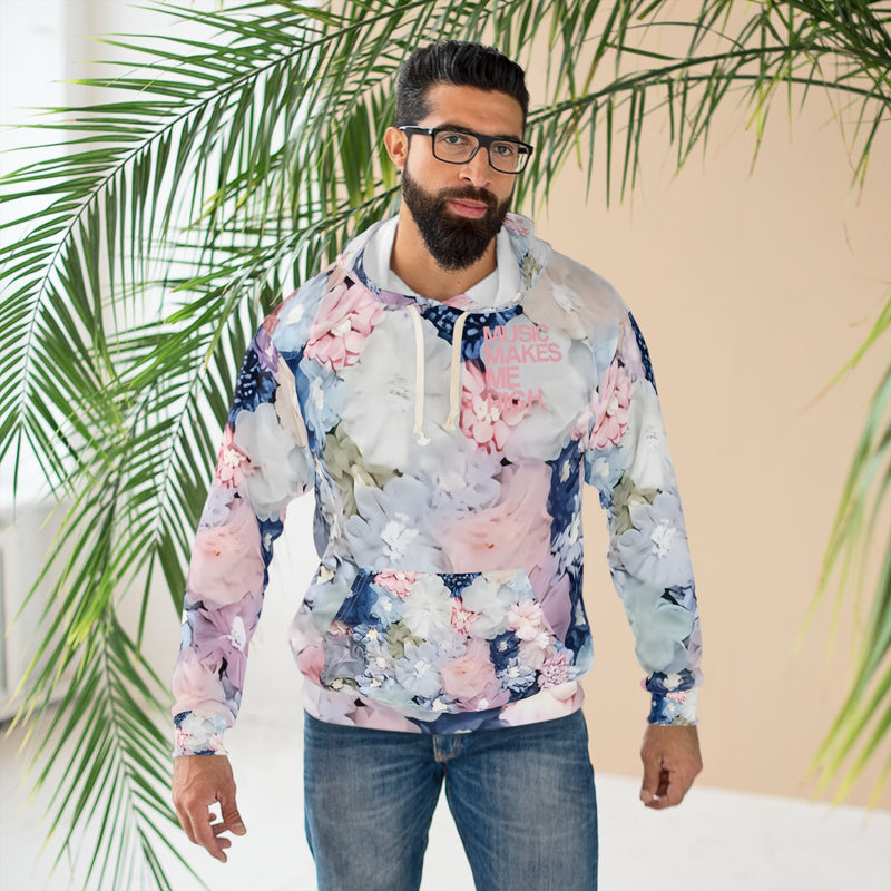 MMMH Unisex Hoodie: Flowers | Light Pink