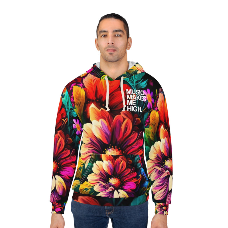 MMMH Unisex Hoodie: Floral | White