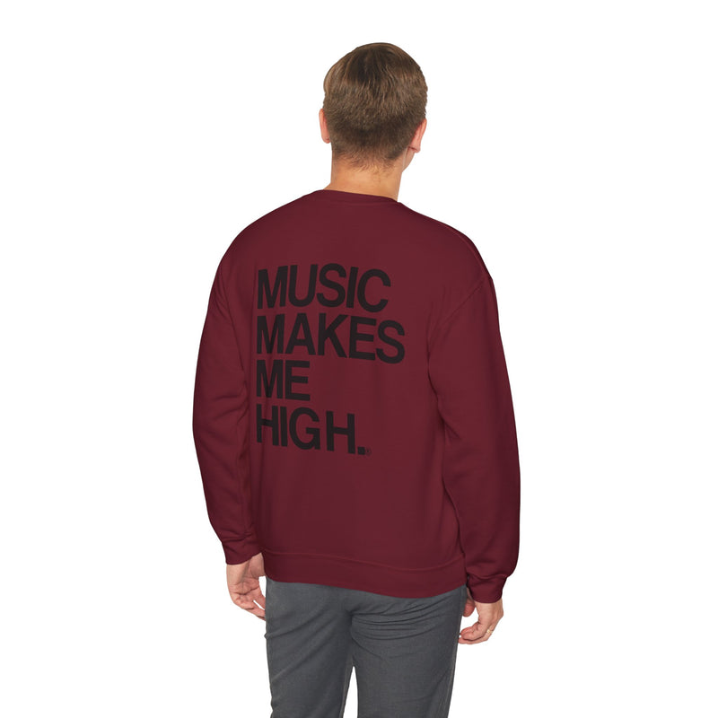 MMMH Unisex Sweatshirt: Garnet | Black Lettering